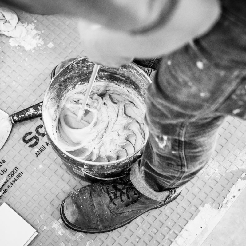 Masonry mixing mortar